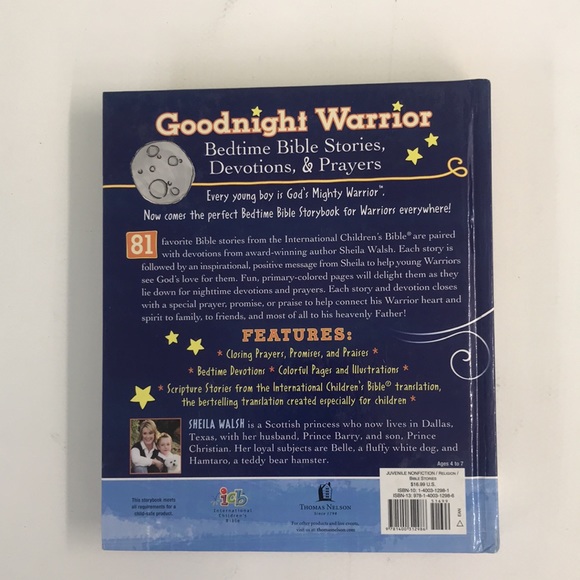 Goodnight Warrior Bedtime Bible Stories - Picture 3 of 7